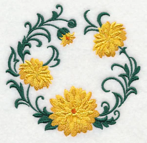 Autumn Chrysanthemum Wreath - Image 5