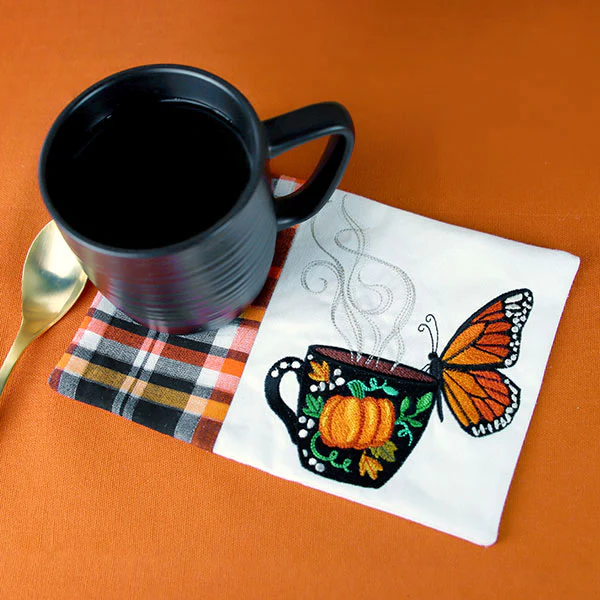 Autumn Coffee Break Monarch Butterfly - Image 2