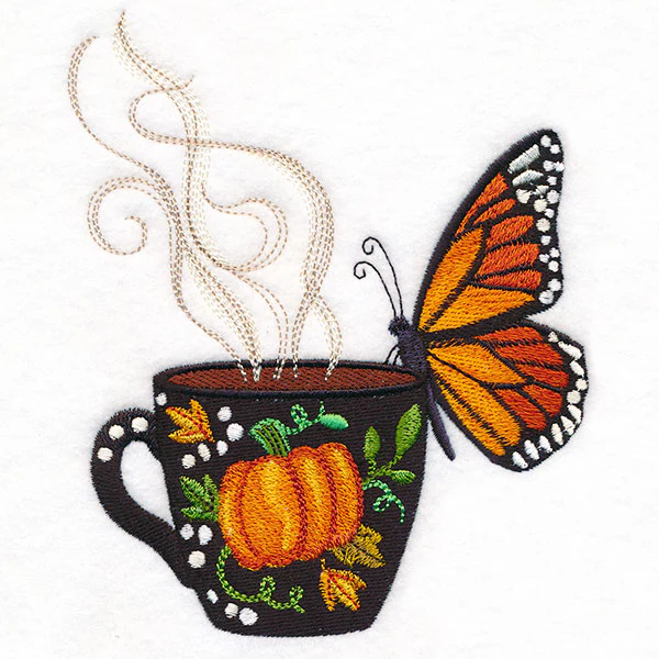 Autumn Coffee Break Monarch Butterfly - Image 5