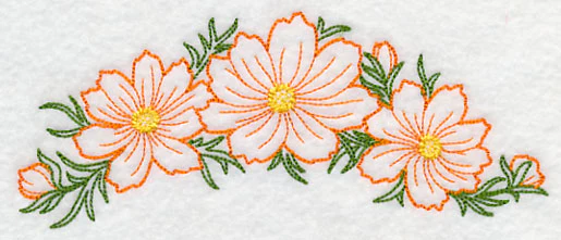 Autumn Cosmos Spray (Vintage) - Image 4