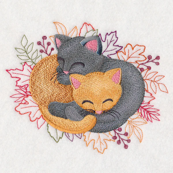 Autumn Cozy Cuddlers - Cats - Image 2