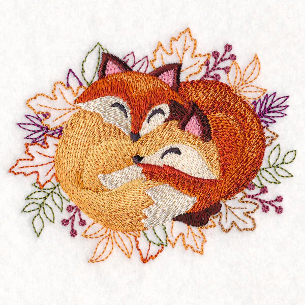Autumn Cozy Cuddlers - Foxes - Image 3