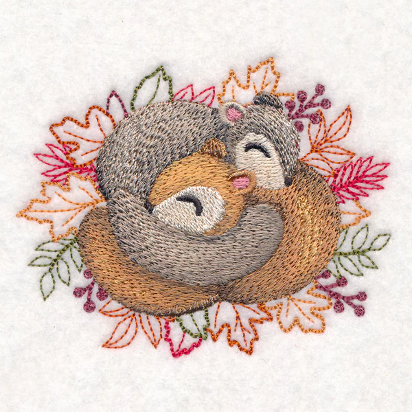Autumn Cozy Cuddlers - Squirrels - Image 3