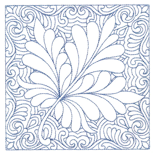 Autumn Delights Maple Leaf Quilting Square (Double Run) - Image 7