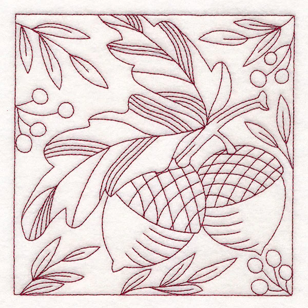 Autumn Details Quilting - Acorns (Double Run) - Image 3