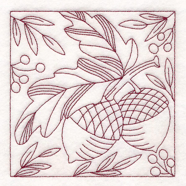 Autumn Details Quilting - Acorns (Double Run) - Image 4