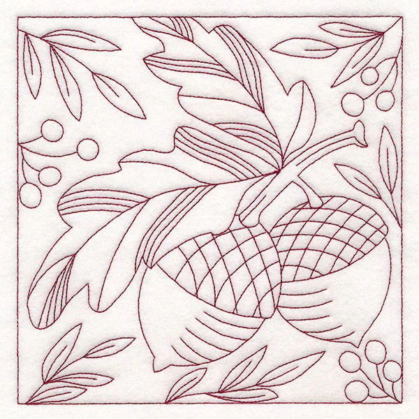 Autumn Details Quilting - Acorns (Double Run) - Image 5