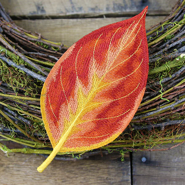 Autumn Dogwood Leaf (In-the-Hoop) - Image 7