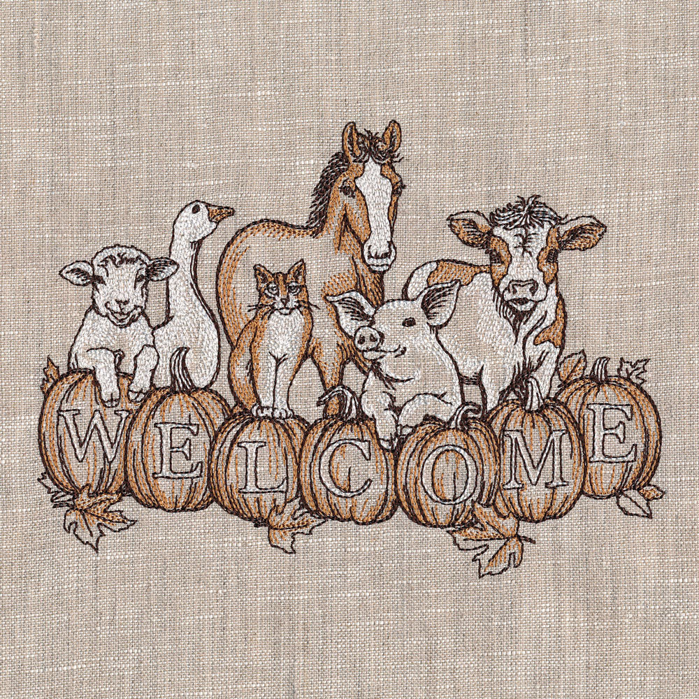Autumn Farm Welcome Friends - Image 2