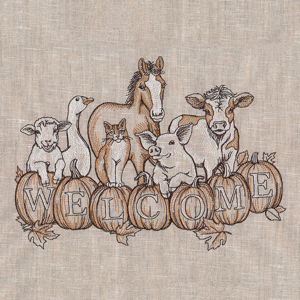 Autumn Farm Welcome Friends - Image 3