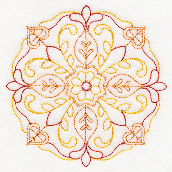 Autumn Flourish Medallion (Vintage) - Image 4