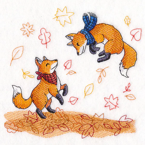 Autumn Fun Foxes - Image 3