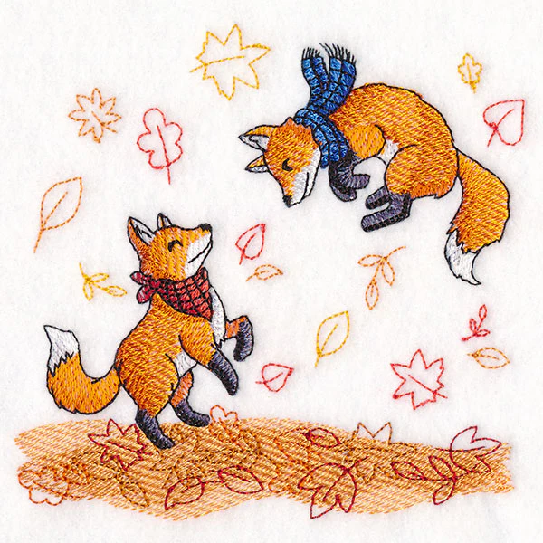 Autumn Fun Foxes - Image 4