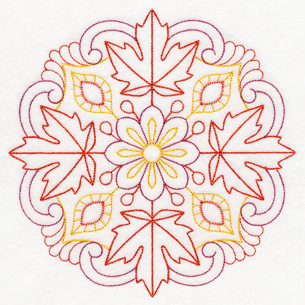 Autumn Gold Medallion (Vintage) - Image 2