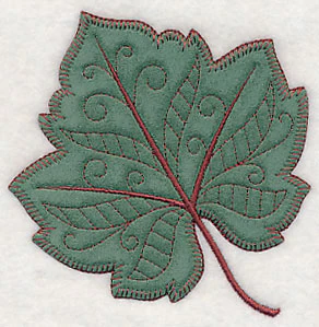 Autumn Grape Leaf (Heirloom Applique) - Image 2