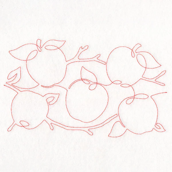 Autumn Harvest Apples (Edge-to-Edge Quilting) - Image 3