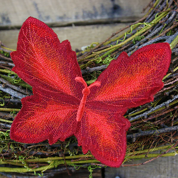 Autumn Hawthorn Leaf Butterfly (In-the-Hoop) - Image 7