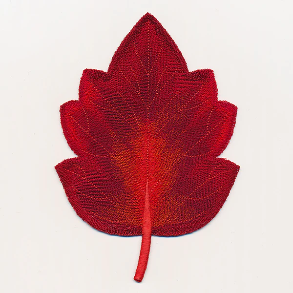 Autumn Hawthorn Leaf (In-the-Hoop) - Image 4