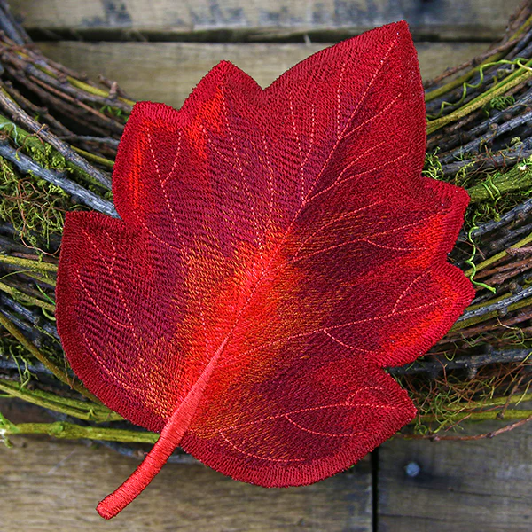 Autumn Hawthorn Leaf (In-the-Hoop) - Image 7