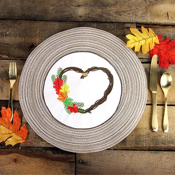 Autumn Heart Wreath - Image 4