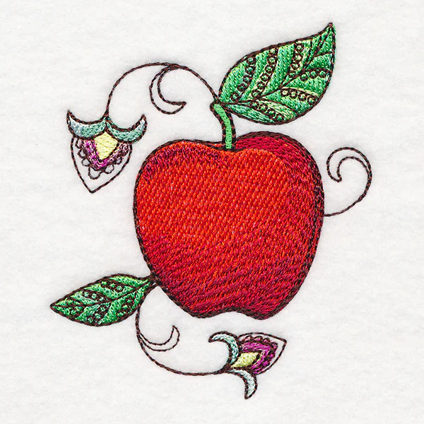 Autumn Jacobean Accent - Apple