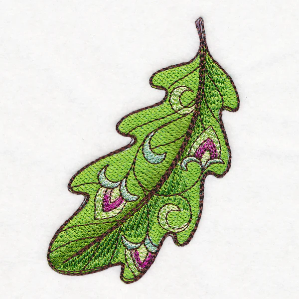 Autumn Jacobean Accent - Oak Leaf - Image 3
