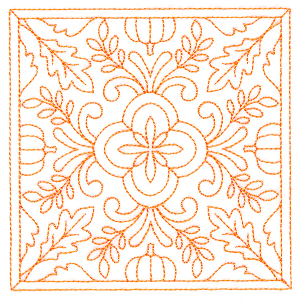 Autumn Kaleidoscope Quilting Square 3 (Double Run) - Image 5
