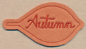 Autumn Leaf Tag (In-the-Hoop) - Image 2