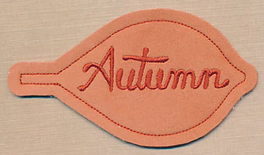 Autumn Leaf Tag (In-the-Hoop) - Image 3
