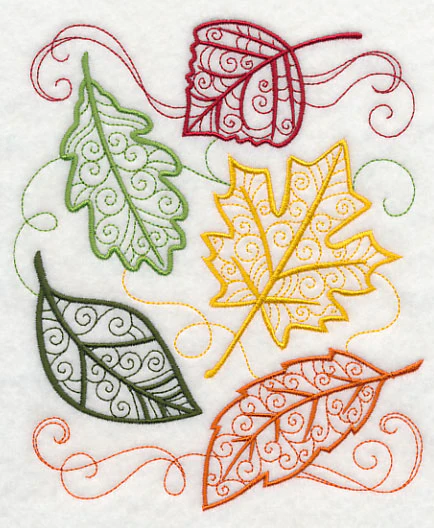 Autumn Leaves in Flight - Image 2