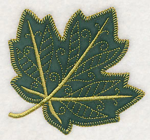 Autumn Maple Leaf (Heirloom Applique) - Image 2