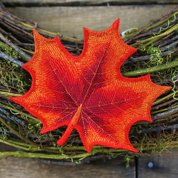 Autumn Maple Leaf (In-the-Hoop) - Image 3