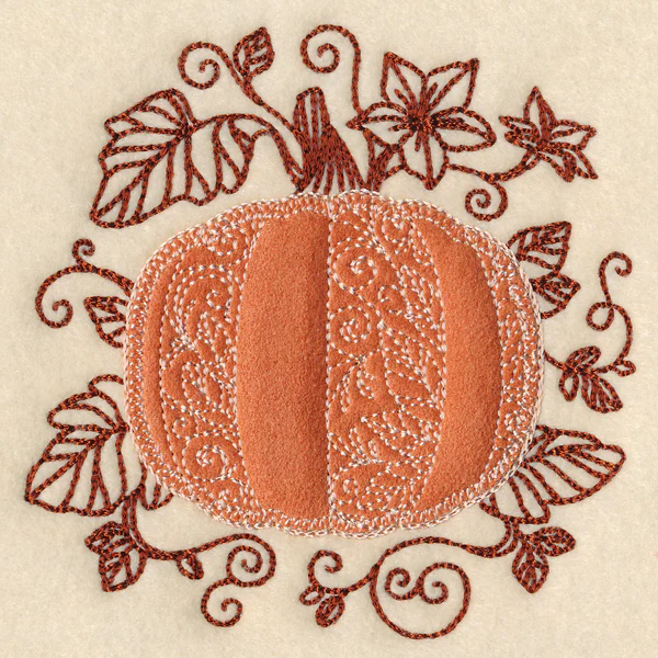 Autumn Pumpkin (Heirloom Applique) - Image 5