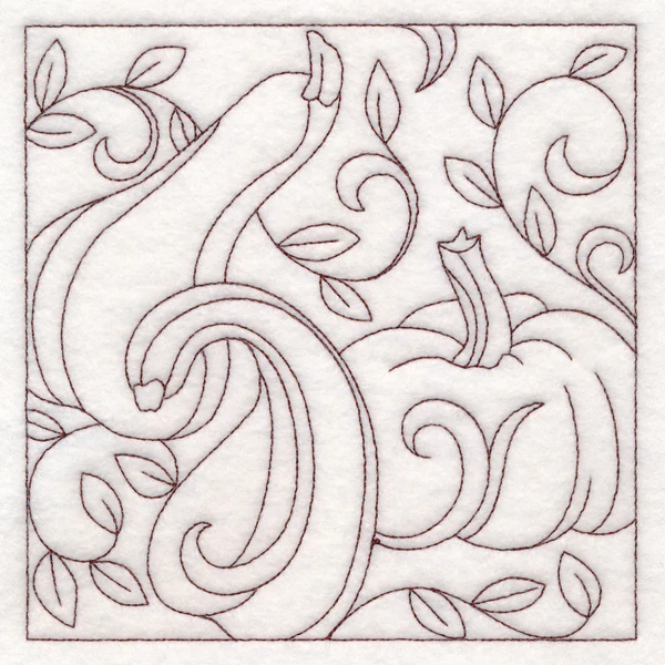 Autumn Quilting Gourds (Double Run) - Image 3