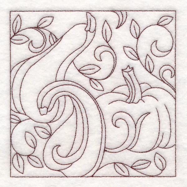 Autumn Quilting Gourds (Double Run) - Image 4