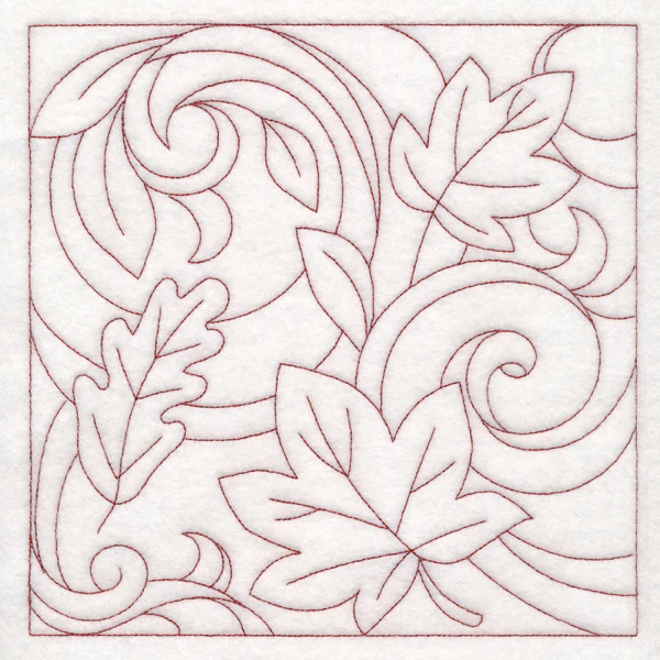 Autumn Quilting Leaves 1 (Double Run) - Image 6