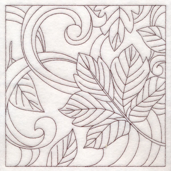 Autumn Quilting Leaves 2 (Double Run) - Image 6