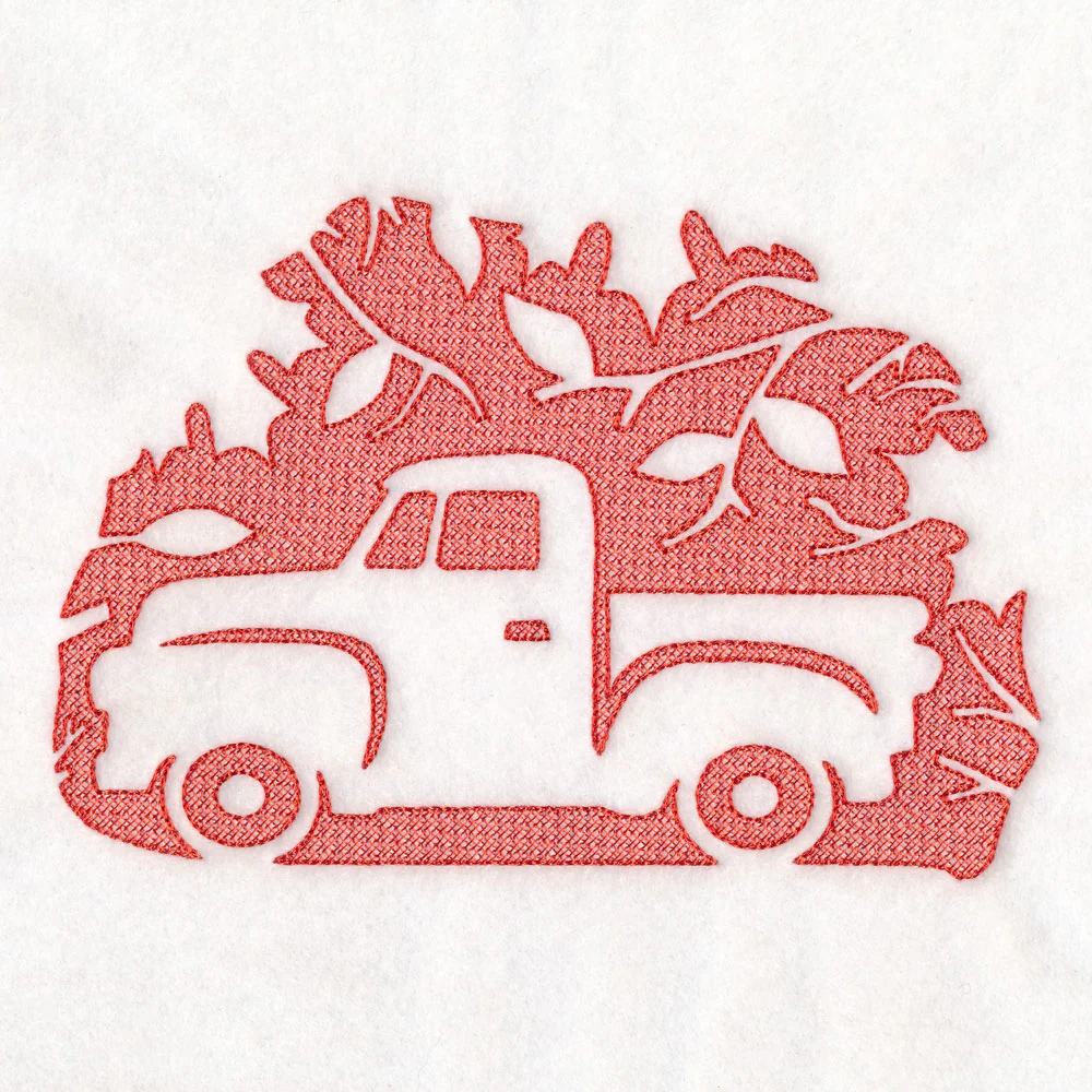 Autumn Retro Truck (Embossed) - Image 5