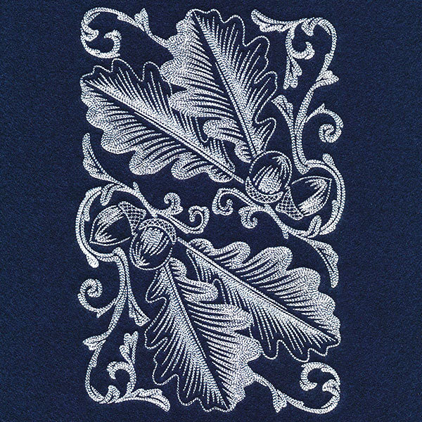 Autumn Splendor - Acorns & Leaves Feature Etching - Image 5