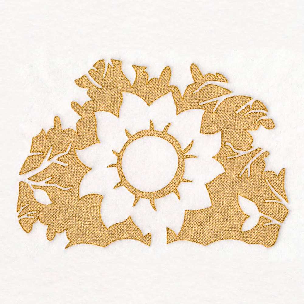 Autumn Sunflower (Embossed) - Image 2