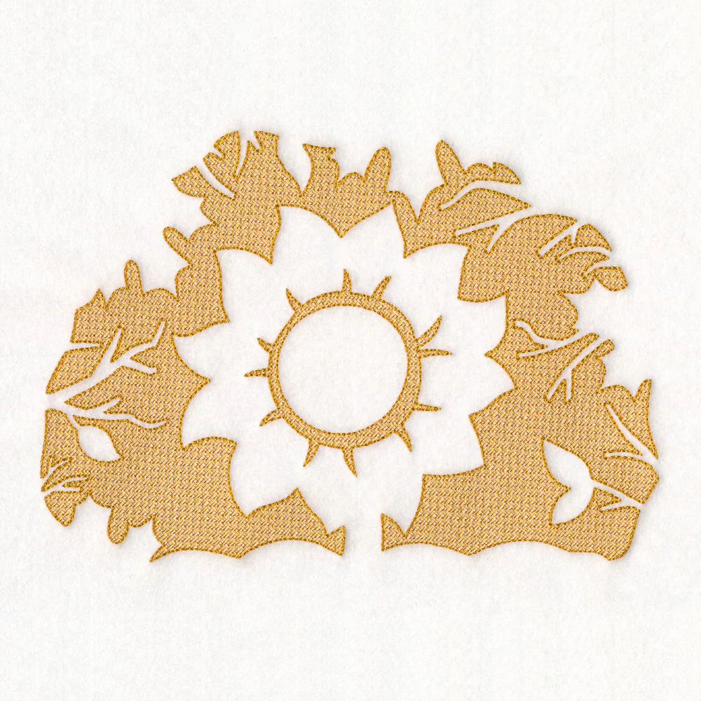 Autumn Sunflower (Embossed) - Image 3