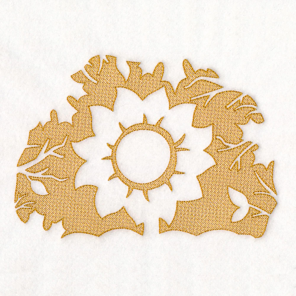 Autumn Sunflower (Embossed) - Image 4