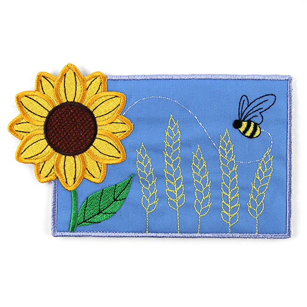 Autumn Sunflower Mug Rug (In-the-Hoop) - Image 3