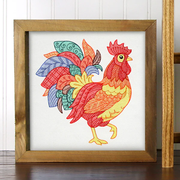 Autumn Time Rooster - Image 2