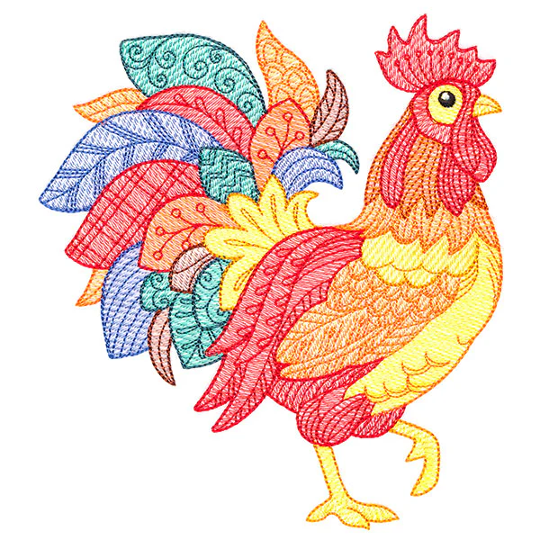 Autumn Time Rooster - Image 5