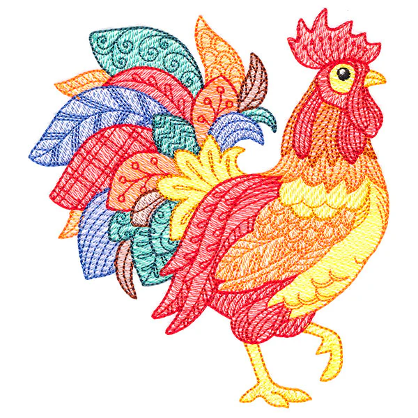 Autumn Time Rooster - Image 7