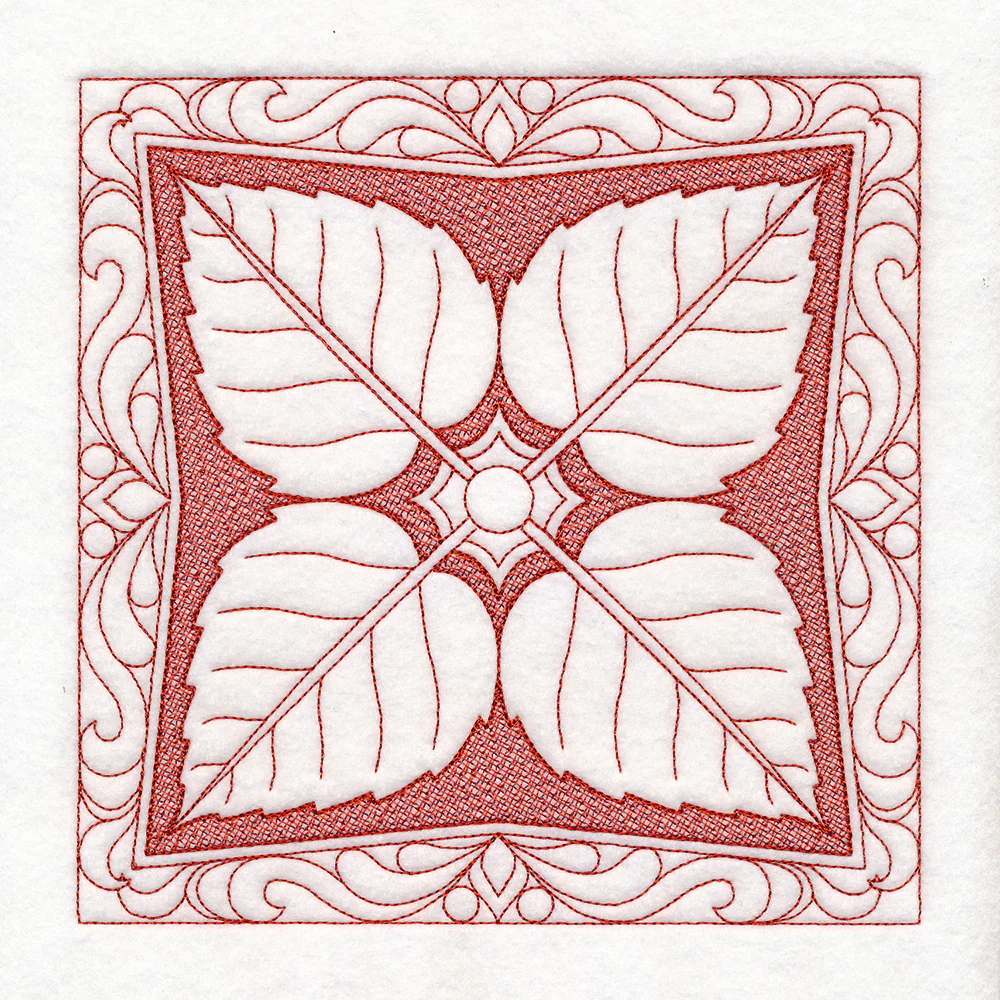 Autumn Treasures Aspen Leaf (Trapunto) - Image 3