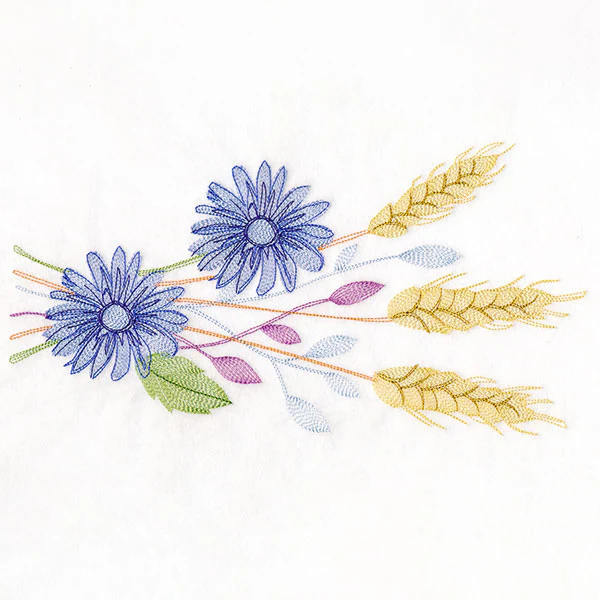 Autumn Wheat in Bloom Border - Image 5