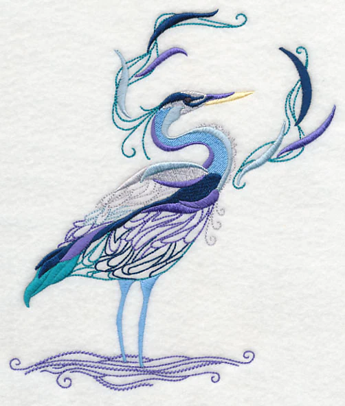 Avian Elegance - Heron