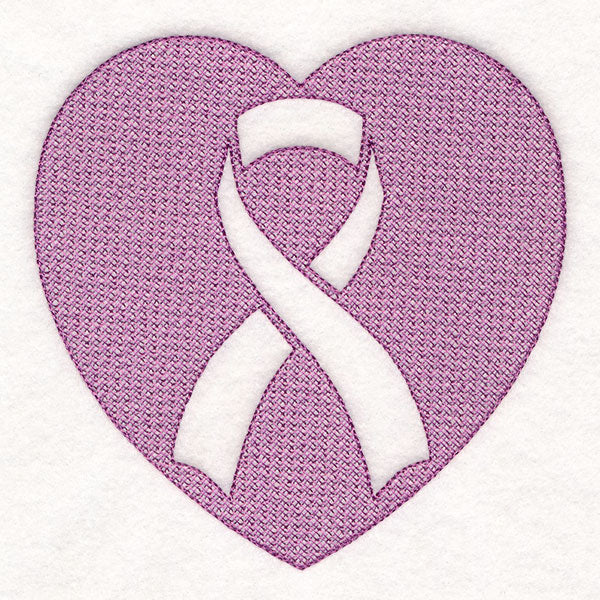 Awareness Ribbon Heart (Embossed) - Image 13